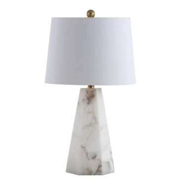 Xio 25.5" Alabaster LED Table Lamp - JONATHAN Y